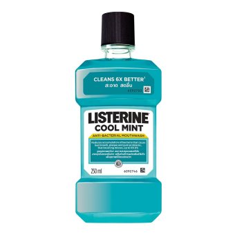 LISTERINE ลิสเตอรีนน้ำยาบ้วนปาก คูลมิ้นท์ 250มล LISTERINE ลิสเตอรีนน้ำยาบ้วนปาก คูลมิ้นท์ 250มล