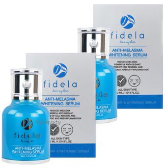 Fidela Anti-Melasma Whitening serum ฟิเดล่า เมลาสมา เซรั่มระเบิดฝ้า ผิวขาว กระจ่างใส ไร้ ฝ้า กระ จุดด่างดำ คืนความอ่อนเยาว์ให้ผิวคุณ ขนาด 30 Ml. (2 กล่อง) Fidela Anti-Melasma Whitening serum ฟิเดล่า เมลาสมา เซรั่มระเบิดฝ้า ผิวขาว กระจ่างใส ไร้ ฝ้า กระ จุดด่างดำ คืนความอ่อนเยาว์ให้ผิวคุณ ขนาด 30 Ml. (2 กล่อง)