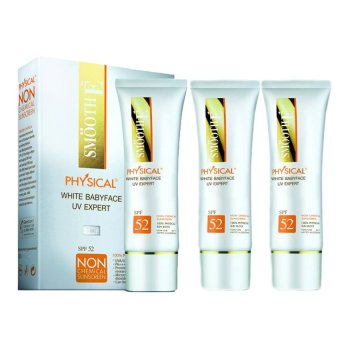 SMOOTH E Physical White Babyface UV Expert (white) 15 กรัม (3หลอด) SMOOTH E Physical White Babyface UV Expert (white) 15 กรัม (3หลอด)