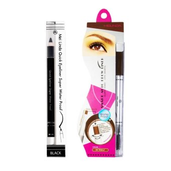 Mei Linda ชุดเขียนตาและคิ้ว Quick Eyeliner, Smart Auto Brow Liner No#04 (Walnut) Mei Linda ชุดเขียนตาและคิ้ว Quick Eyeliner, Smart Auto Brow Liner No#04 (Walnut)