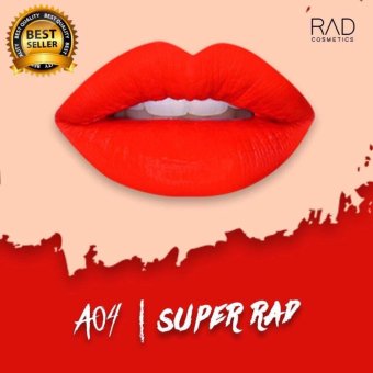ของแท้ ลิปน้ำชา RAD Cosmetics สี Super Rad : A04 RAD Matte Liquid Lipstick ของแท้ ลิปน้ำชา RAD Cosmetics สี Super Rad : A04 RAD Matte Liquid Lipstick