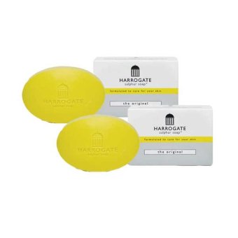 Harrogate soap ฮาโรเกต สบู่ซัลเฟอร์ สบู่น้ำแร่ รักษาสิว x2 50 g Harrogate soap ฮาโรเกต สบู่ซัลเฟอร์ สบู่น้ำแร่ รักษาสิว x2 50 g