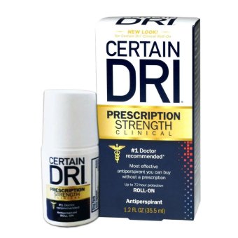 CertainDri Prescription Strength Clinical Roll-On โรลออนระงับเหงื่อและกลิ่นกาย สูตรเข้มข้น 35.5 ml. CertainDri Prescription Strength Clinical Roll-On โรลออนระงับเหงื่อและกลิ่นกาย สูตรเข้มข้น 35.5 ml.