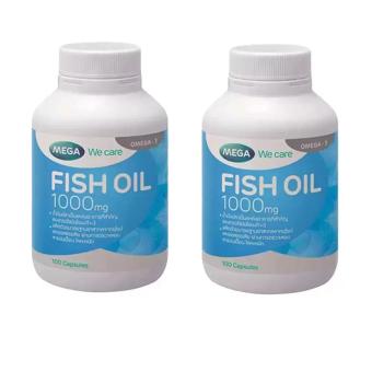 Mega We Care Fish Oil 1000mg 100เม็ด(2ขวด) Mega We Care Fish Oil 1000mg 100เม็ด(2ขวด)