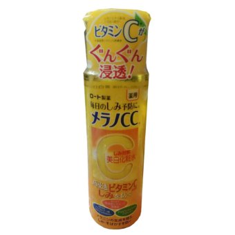 Kose Rohto Melano CC Whitening Lotion น้ำตบหน้าอนุพันธ์วิตซี 170ml. (1 ขวด) Kose Rohto Melano CC Whitening Lotion น้ำตบหน้าอนุพันธ์วิตซี 170ml. (1 ขวด)