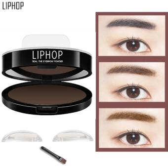 Liphop Eyebrow Stamp แสตมป์ปั้มคิ้ว ปั้มคิ้ว ปั้มคิ้วทรงเกาหลี #02 สีน้ำตาลเข้ม Liphop Eyebrow Stamp แสตมป์ปั้มคิ้ว ปั้มคิ้ว ปั้มคิ้วทรงเกาหลี #02 สีน้ำตาลเข้ม