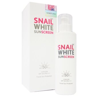 Snail White SUNSCREEN ครีมกันแดด สเนลไวท์ SPF 50+ PA++++ ( 1 ขวด x 51ml.) Snail White SUNSCREEN ครีมกันแดด สเนลไวท์ SPF 50+ PA++++ ( 1 ขวด x 51ml.)