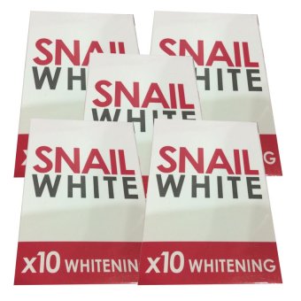 Snail White x10 Whitening สบู่หอยทาก สเนล ไวท์ 70g ( 5 ก้อน) Snail White x10 Whitening สบู่หอยทาก สเนล ไวท์ 70g ( 5 ก้อน)