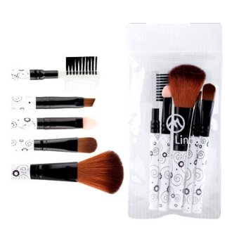 Mei Linda ชุดแปรงแต่งหน้า 5 pcs MD4098 รุ่น Sunflower (White) Mei Linda ชุดแปรงแต่งหน้า 5 pcs MD4098 รุ่น Sunflower (White)