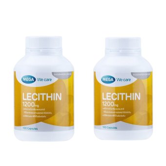 Mega We Care Lecithin (100 Capsules) (Pack of 2) - อาหารเสริม เมก้า วีแคร์ เลซิติน 100 แคปซูล (แพ็ค 2 ขวด) Mega We Care Lecithin (100 Capsules) (Pack of 2) - อาหารเสริม เมก้า วีแคร์ เลซิติน 100 แคปซูล (แพ็ค 2 ขวด)