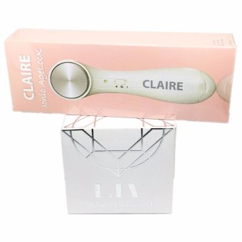 Liv while diamond skin cream1เซท+เครื่องสปาหน้าClaire 1เซท Liv while diamond skin cream1เซท+เครื่องสปาหน้าClaire 1เซท