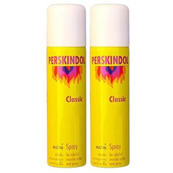 PERSKINDOL Classic Spray บรรเทาอาการปวดกล้ามเนื้อ 150ml. (2 ขวด) PERSKINDOL Classic Spray บรรเทาอาการปวดกล้ามเนื้อ 150ml. (2 ขวด)