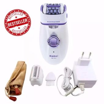 iBettalet เครื่องถอนขนโกนขนและโกนขนไฟฟ้า KEMEI 2 in 1 รุ่น KM-2668 (White/Purple) iBettalet เครื่องถอนขนโกนขนและโกนขนไฟฟ้า KEMEI 2 in 1 รุ่น KM-2668 (White/Purple)