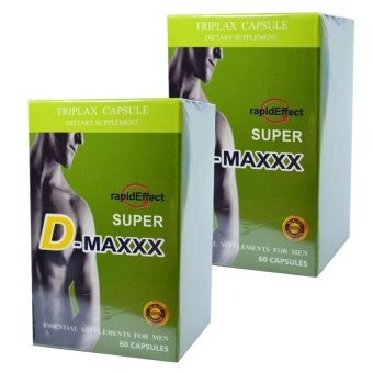 D-Maxxx Super D Maxxx เสริมสมรรถภาพชาย 60 แคปซูล ( 2 กระปุก) D-Maxxx Super D Maxxx เสริมสมรรถภาพชาย 60 แคปซูล ( 2 กระปุก)