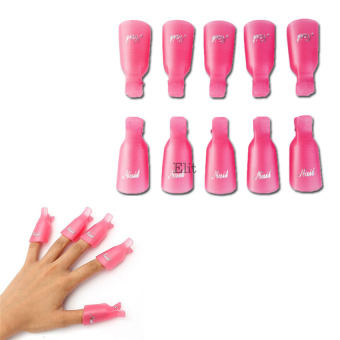 Elit ตัวหนีบนิ้ว เพื่อถอดสีทาเล็บเจล เจลต่อเล็บ เล็บอะคริลิก Nail Polish Remover Wrap Clip (Pink) Elit ตัวหนีบนิ้ว เพื่อถอดสีทาเล็บเจล เจลต่อเล็บ เล็บอะคริลิก Nail Polish Remover Wrap Clip (Pink)