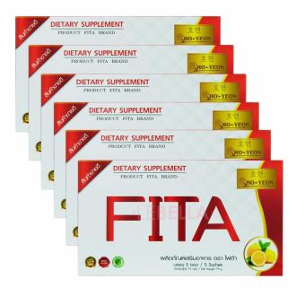 FITA ไฟต้า ดีท็อกซ์ ลดน้ำหนัก ล้างลำไส้ ขับถ่ายง่าย ทลายพุง (5 ซอง) 6 กล่อง FITA ไฟต้า ดีท็อกซ์ ลดน้ำหนัก ล้างลำไส้ ขับถ่ายง่าย ทลายพุง (5 ซอง) 6 กล่อง