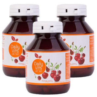 Daily Vits วิตามินซี 1500mg (30เม็ด) 3 กะปุก Daily Vits วิตามินซี 1500mg (30เม็ด) 3 กะปุก