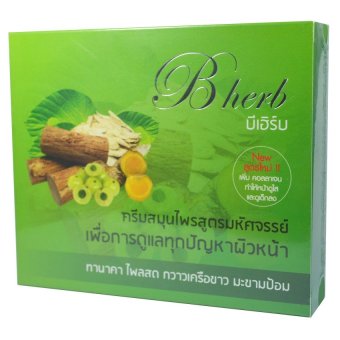B Herb บีเฮิร์บ ครีมสมุนไพรสูตรมหัศจรรย์ รักษาสิว ฝ้า กระ จุดด่างดำ ชุดทดลอง (1 ชุด) B Herb บีเฮิร์บ ครีมสมุนไพรสูตรมหัศจรรย์ รักษาสิว ฝ้า กระ จุดด่างดำ ชุดทดลอง (1 ชุด)