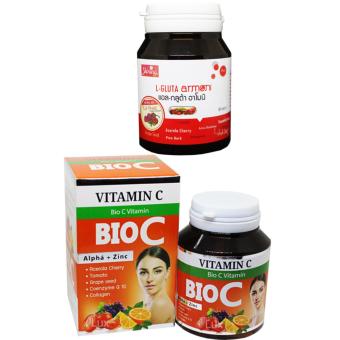Shining L-Gluta Armoni & Bio C Vitamin C แอล-กลูต้า อาโมนิ สูตรใหม่เพิ่ม Red Fruit แพคคู่ ขาว x 2 กับไบโอซี วิตามินซี อาหารเสริมเร่งผิวขาว สูตรใหม่ ขาวใสมากกว่าเดิม บรรจุ 30 เม็ด (อย่างละ 1 กระปุก) Shining L-Gluta Armoni & Bio C Vitamin C แอล-กลูต้า อาโมนิ สูตรใหม่เพิ่ม Red Fruit แพคคู่ ขาว x 2 กับไบโอซี วิตามินซี อาหารเสริมเร่งผิวขาว สูตรใหม่ ขาวใสมากกว่าเดิม บรรจุ 30 เม็ด (อย่างละ 1 กระปุก)