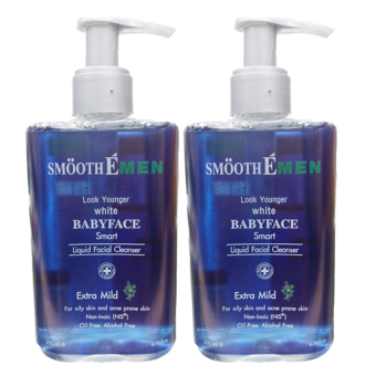 Smooth E Men Liquid Facial Cleanser 200ml. (2 ขวด) Smooth E Men Liquid Facial Cleanser 200ml. (2 ขวด)