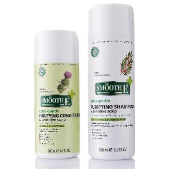 Smooth-E สมูท อี เพียวรีฟายอิ้ง แชมพู ฟอร์ เซนซิทีฟ สคาล์พ Smooth E Purifying Shampoo 250 ml. และ Smooth E Purifying Conditioner for Sensitive Scalp 200 ml. Smooth-E สมูท อี เพียวรีฟายอิ้ง แชมพู ฟอร์ เซนซิทีฟ สคาล์พ Smooth E Purifying Shampoo 250 ml. และ Smooth E Purifying Conditioner for Sensitive Scalp 200 ml.