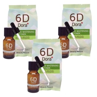 6D Dora+ Intensive Whitening Toner โทนเนอร์สลายฝ้า กระ 3 ขวด 6D Dora+ Intensive Whitening Toner โทนเนอร์สลายฝ้า กระ 3 ขวด