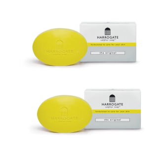 HARROGATE Soap เหลือง original สิว ผดผื่น โรคผิวหนัง ควบคุมความมัน HARROGATE Soap เหลือง original สิว ผดผื่น โรคผิวหนัง ควบคุมความมัน