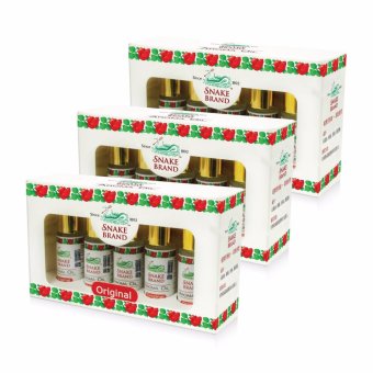 Snake Brand Aroma Oil Original อโรมา ออยล์ ออริจินัล ตรางู ( 5 มล. / 5 ขวดต่อกล่อง) แพ๊ค 3 กล่อง Snake Brand Aroma Oil Original อโรมา ออยล์ ออริจินัล ตรางู ( 5 มล. / 5 ขวดต่อกล่อง) แพ๊ค 3 กล่อง