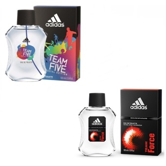 Adidas Team Five Special Edition 100 ml.+Adidas Team Force Adidas for men 100 ml. (พร้อมกล่อง) Adidas Team Five Special Edition 100 ml.+Adidas Team Force Adidas for men 100 ml. (พร้อมกล่อง)