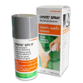 SMITH & NEPHEW Opsite Spray ฟิล์มใสกันน้ำชนิดสเปรย์ 40 มล. SMITH & NEPHEW Opsite Spray ฟิล์มใสกันน้ำชนิดสเปรย์ 40 มล.