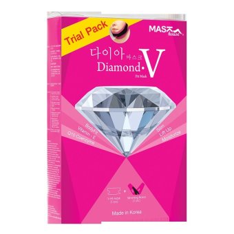 Mask House Diamond V Fit Mask Trial (มาส์ค 1แผ่น + สายรัดนาโน 1เส้น) (Pink) Mask House Diamond V Fit Mask Trial (มาส์ค 1แผ่น + สายรัดนาโน 1เส้น) (Pink)