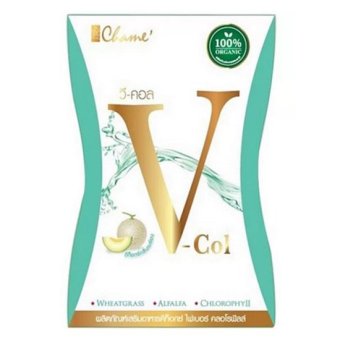 Chame' V Col Detox อาหารเสริมดีท็อกซ์ ชาเม่ วีคอล ไฟเบอร์คลอโรฟิลล์ โดย เชียร์ ฑิฆัมพร ขับสารพิษ 1 กล่อง (7 ซอง/กล่อง) Chame' V Col Detox อาหารเสริมดีท็อกซ์ ชาเม่ วีคอล ไฟเบอร์คลอโรฟิลล์ โดย เชียร์ ฑิฆัมพร ขับสารพิษ 1 กล่อง (7 ซอง/กล่อง)