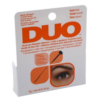 DUO BRUSH ON Striplash Adhesive Eyelash Dark tone Glue with Vitamins Ardell 5g.กาวติดขนตา ดูโอ สีส้ม เนื้อกาวสีเข้ม จำนวน 1กล่อง DUO BRUSH ON Striplash Adhesive Eyelash Dark tone Glue with Vitamins Ardell 5g.กาวติดขนตา ดูโอ สีส้ม เนื้อกาวสีเข้ม จำนวน 1กล่อง