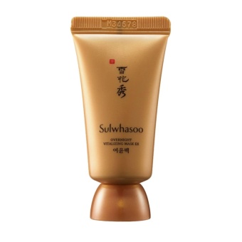 Sulwhasoo Overnight Vitalizing Mask มาส์กบำรุงผิวหน้ายามค่ำคืน สูตรเข้มข้น ที่มีส่วนผสมของสมุนไพรแบบดั้งเดิมจากเกาหลี 30ml (1 หลอด) Sulwhasoo Overnight Vitalizing Mask มาส์กบำรุงผิวหน้ายามค่ำคืน สูตรเข้มข้น ที่มีส่วนผสมของสมุนไพรแบบดั้งเดิมจากเกาหลี 30ml (1 หลอด)
