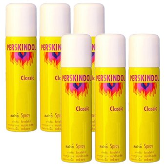 PERSKINDOL Classic Spray บรรเทาอาการปวดกล้ามเนื้อ 150ml. (6 ขวด) PERSKINDOL Classic Spray บรรเทาอาการปวดกล้ามเนื้อ 150ml. (6 ขวด)