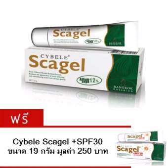 Cybele Scagel 19g เจลลบรอยแผลเป็น แผลจากสิว รอยดำ แถม Scagel กันแดด SPF30 19g Cybele Scagel 19g เจลลบรอยแผลเป็น แผลจากสิว รอยดำ แถม Scagel กันแดด SPF30 19g