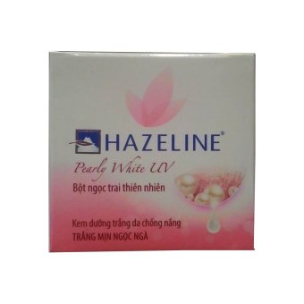 Hazeline Whitening Cream Pearly White UV ครีมบำรุงผิวหน้าอุดมไปด้วยคุณค่าสารสกัดจากไข่มุกธรรมชาติให้ผิวขาวกระจ่างใสเปล่งประกายดุจไข่มุก ปกป้องผิวจากแสงแดด พร้อมเติมความชุ่มชื่นให้กับผิว เนียนนุ่ม ขาวกระจ่างใส 45g (1 กล่อง) Hazeline Whitening Cream Pearly White UV ครีมบำรุงผิวหน้าอุดมไปด้วยคุณค่าสารสกัดจากไข่มุกธรรมชาติให้ผิวขาวกระจ่างใสเปล่งประกายดุจไข่มุก ปกป้องผิวจากแสงแดด พร้อมเติมความชุ่มชื่นให้กับผิว เนียนนุ่ม ขาวกระจ่างใส 45g (1 กล่อง)