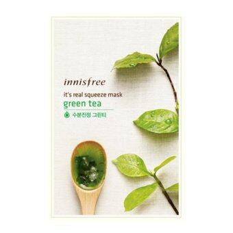 (5แผ่น) Innisfree It's Real Squeeze Mask Green tea มาส์กหน้า (5แผ่น) Innisfree It's Real Squeeze Mask Green tea มาส์กหน้า