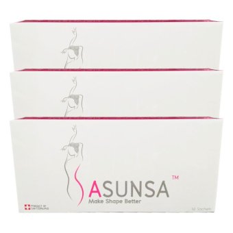 Sasunsa ซาซันซ่า กล่องใหม่ ผลิตภัณฑ์ลดน้ำหนัก 3 กล่อง (14 ซอง/กล่อง) Sasunsa ซาซันซ่า กล่องใหม่ ผลิตภัณฑ์ลดน้ำหนัก 3 กล่อง (14 ซอง/กล่อง)