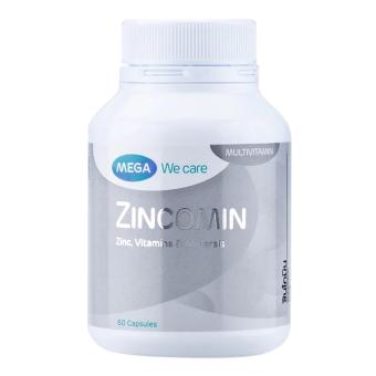 Mega we care Zincomin 60เม็ด เมก้า วีแคร์ ซินโคมิน Mega we care Zincomin 60เม็ด เมก้า วีแคร์ ซินโคมิน