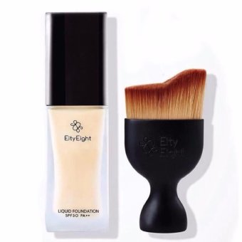 VER88 EITY EIGHT LIQUID FOUNDATION SPF 30 PA+++ รองพื้น 50 ml. แพคคู่กับ แปรงลงรองพื้น #No.21 light beige สำหรับผิว ขาว-เหลือง (1 กล่อง) VER88 EITY EIGHT LIQUID FOUNDATION SPF 30 PA+++ รองพื้น 50 ml. แพคคู่กับ แปรงลงรองพื้น #No.21 light beige สำหรับผิว ขาว-เหลือง (1 กล่อง)