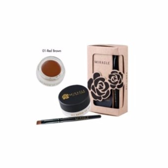 Mei Linda เจลเขียนคิ้ว Miracle My Brow 3D Gel #No1 - Red Brown Mei Linda เจลเขียนคิ้ว Miracle My Brow 3D Gel #No1 - Red Brown