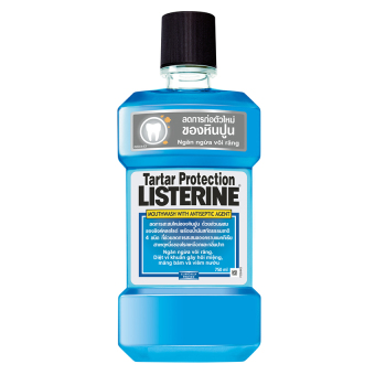 Listerine น้ำยาบ้วนปาก สูตรลดหินปูน 750 มล. Listerine น้ำยาบ้วนปาก สูตรลดหินปูน 750 มล.