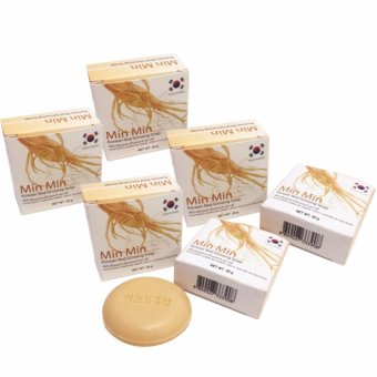 linhzhimin Min Min Korean red ginseng soap. สบู่โสมแดงเกาหลี (6 ก้อน) linhzhimin Min Min Korean red ginseng soap. สบู่โสมแดงเกาหลี (6 ก้อน)