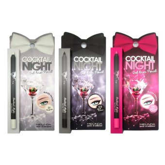 Mei Linda อายไลเนอร์แบบดินสอ เจลไลเนอร์ เมลินดา Cocktail Night Gel Liner Pencil (3 แท่ง) Mei Linda อายไลเนอร์แบบดินสอ เจลไลเนอร์ เมลินดา Cocktail Night Gel Liner Pencil (3 แท่ง)