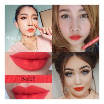 ลิปสติก เนื้อแมท NANI Long Lasting Lip เบอร์27 ลิปสติก เนื้อแมท NANI Long Lasting Lip เบอร์27