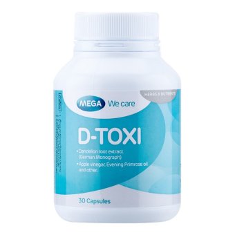 Mega We Care D-Toxi 30แคปซูล บำรุงตับ Mega We Care D-Toxi 30แคปซูล บำรุงตับ