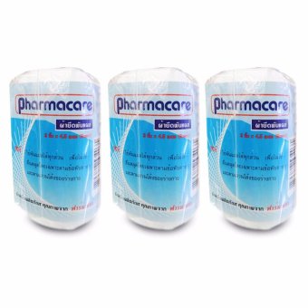 PHARMACARE ฟาร์มาแคร์ ผ้ายืดพันแผล 2 นิ้ว X4.5 เมตร - 3 ห่อ PHARMACARE ฟาร์มาแคร์ ผ้ายืดพันแผล 2 นิ้ว X4.5 เมตร - 3 ห่อ