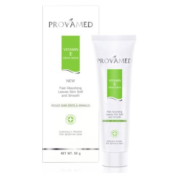 Provamed Vitamin E Cream Serum 50g - โปรวาเมด วิตามิน อี ครีม เซรั่ม ขนาด 50 กรัม Provamed Vitamin E Cream Serum 50g - โปรวาเมด วิตามิน อี ครีม เซรั่ม ขนาด 50 กรัม