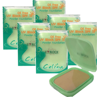 Celina UV Block SPF15 14g เบอร์ #1 ผิวขาว (6 ตลับรีฟิล) Celina UV Block SPF15 14g เบอร์ #1 ผิวขาว (6 ตลับรีฟิล)